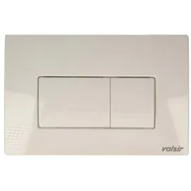 Valsir Betätigungsplatte P1 Glänzend Weiß, Passend Zu Tropea S, Winner S Und Cubik S, Mechanisch - Vs0871301