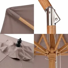 Sekey Sonnenschirm Ø 300 cm Taupe