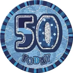 50. Geburtstag  Button / Anstecker