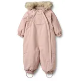 Wheat Schneeoverall WHEAT "Snowsuit Nickie", Mädchen, Gr. 92, N-Gr, rosa (rose powder), Obermaterial: 100% Nylon, normal, Overalls, wasserdicht, atmungsaktiv und leicht wattiert