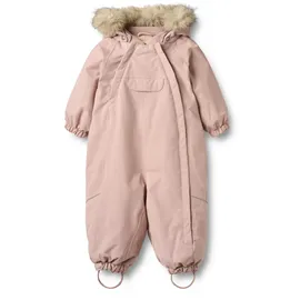 Wheat Schneeoverall WHEAT "Snowsuit Nickie", Mädchen, Gr. 92, N-Gr, rosa (rose powder), Obermaterial: 100% Nylon, normal, Overalls, wasserdicht, atmungsaktiv und leicht wattiert
