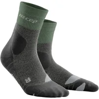 CEP Hiking Merino Mid-cut Socken - Green / Grey