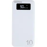 Grundig Powerbank - Handy Ladegerät - 10000mAh - 2X USB - LED-Anzeige - mit USB-Kabel