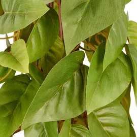 Creativ green Kunstbaum CREATIV GREEN "Philodendron scandens", grün, H:125cm, Obermaterial: 100% Kunststoff, Kunstpflanzen, in Pyramidenform