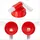 Relaxdays Wasserkanister 20 L blau/rot/weiß