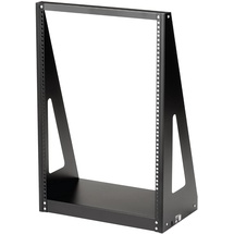 Startech StarTech.com 2 Post Server Rack - Open Rack - Audio-Video-Rack - Laborgestell - Offener Serverschrank - Computer-Rack - Freistehendes Rack - Verteilerrahmen (2POSTRACK16)