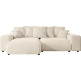 altdecor Ecksofa Ottomane links ESKAR-L 266x176x72 Taupe Cord