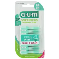 GUM® GUM SOFT-PICKS COMFORT FLEX MINT Medium