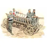 Master Box Ltd. Master Box Road to the rear 5 figs - cart