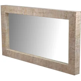 MiaMöbel Spiegel Suri rechteckig Glas, Massivholz Mango
