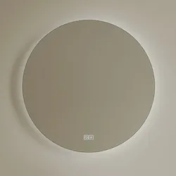 Kronenbach Moon Badspiegel Ø 80 cm mit Spiegelheizung, Spiegel,