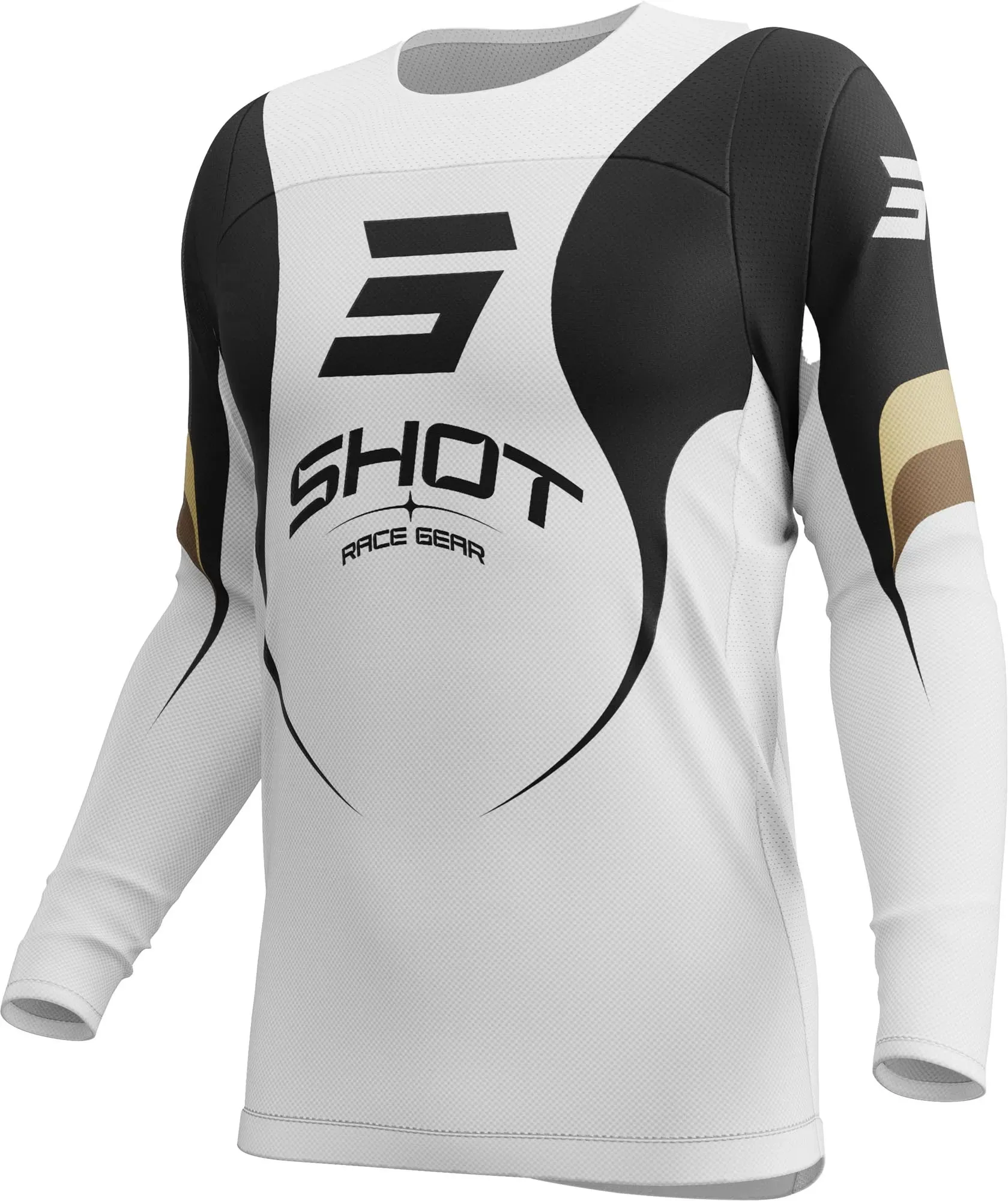 Shot Contact Manta Motorcross trui, wit, 2XL Voorman