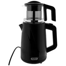 Mulex Tee Express 2-in-1 Teekocher & Wasserkocher - 1L + 2L, 1650W - Schwarz