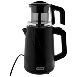 Mulex Tee Express 2-in-1 Teekocher & Wasserkocher - 1L + 2L, 1650W - Schwarz