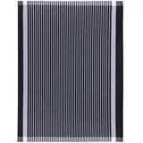 Ross Geschirrtuch STREIFENFOND 50 x 70 cm schwarz - Halbleinen - gestreift - waschbar bis 60 °C