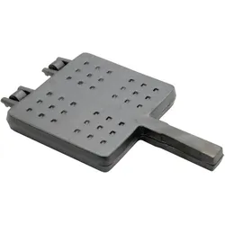 SANTOS BBQ Waffeleisen aus Gusseisen eckig, 17,5 cm x 18,5 cm