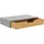 [en.casa] Wandregal Bokn 40 x 24 x 8 cm Grau