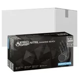 PROGRIP Nitril Diamond Black Einmalhandschuhe, puderfrei, schwarz 361-XXL , 1 Karton = 10 Packungen à 50 Stück, Größe XXL