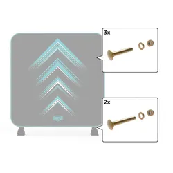 BERG Ersatzteil AeroWall - Montage-Set