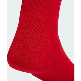 adidas Football Cushioned Performance Crew Strümpfe rot L