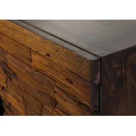 MASSIVMOEBEL24.DE Sideboard Akazie / Altholz 205x40x83 braun lackiert SEVILLA #11