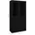 vidaXL Büroschrank mit Schiebetür 90x40x180 cm Schwarz