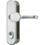 ABUS Türschutzbeschlag HLZS814 F1 aluminium mit Zylinderschutz rund 37404