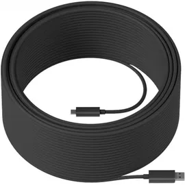 Logitech USB-A auf USB-C 45 m Grau/Schwarz