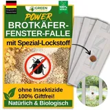 green guardia Brotkäfer Fenster-Falle mit Spezial-Lockstoff 9 x Fallen