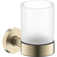 Evenes Glashalter Eldrid mit Wandhalter, Messing Gunmetal