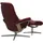 Stressless Relaxsessel STRESSLESS "Sunrise", rot (cherry paloma), B:79cm H:103cm T:73cm, Leder PALOMA: PALOMA ist ein durchgefärbtes Semianilin-Möbelleder mit natürlicher Narbung., Sessel, Relaxsessel, mit Cross Base, Größe S, M & L, Holzakzent Eiche