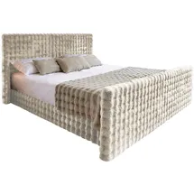 Kaiser Möbel Boxbett, Beige H3, Rechteckig, 140x200 cm Schlafzimmer, Betten, Boxspringbetten