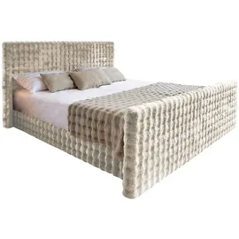 Kaiser Möbel Boxbett, Beige H3, Rechteckig, 140x200 cm Schlafzimmer, Betten, Boxspringbetten