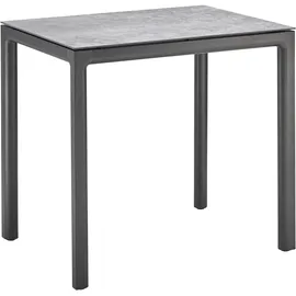Solpuri Soft Diningtisch 100 x 75 x 75 cm Anthrazit/Weiß