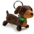 NICI 61896 - Dackel Schlüsselanhänger, Plüsch, Länge: 10 cm