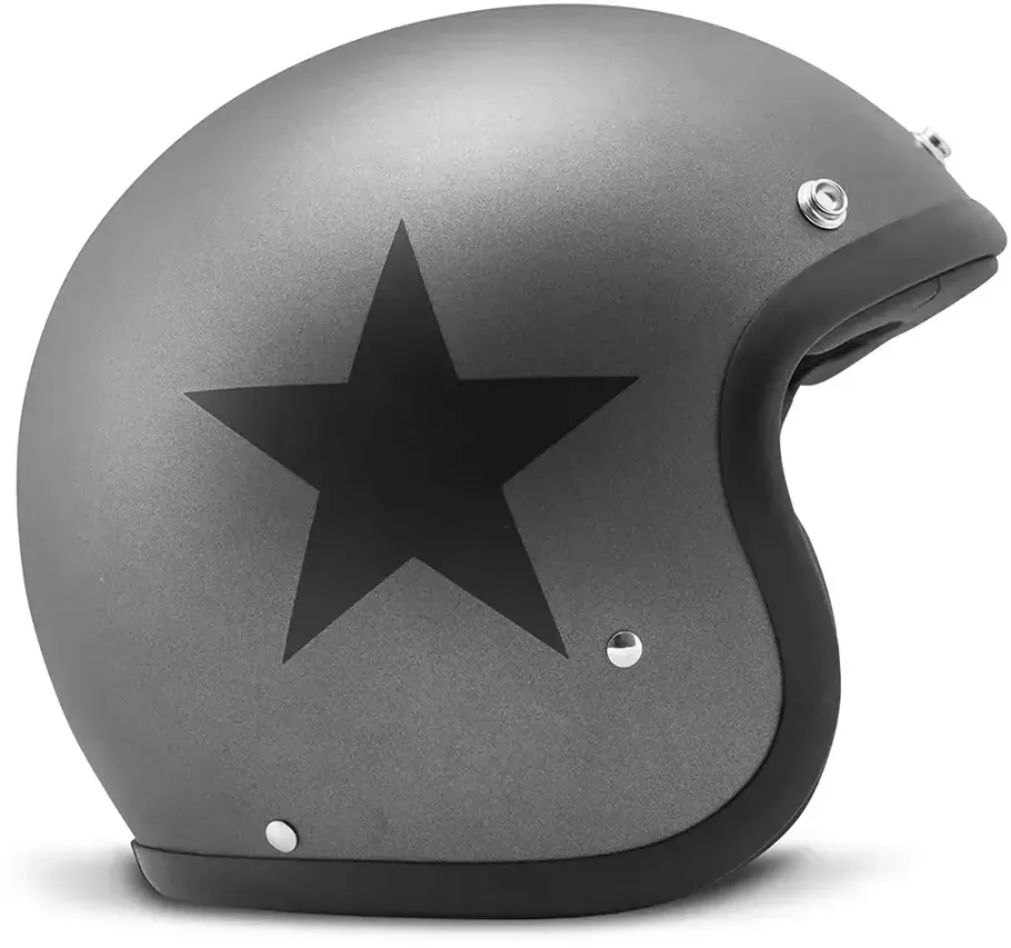 Dmd Retro Jethelm - Star Grey - S