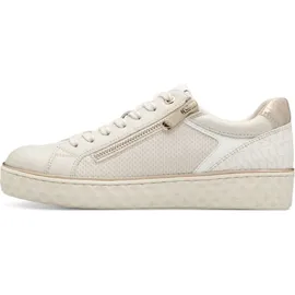 Marco Tozzi Sneaker Damen Weite E Beige (Cream Comb) 37
