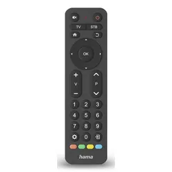 Hama 00221056, TV, IR Wireless, Drucktasten, Schwarz