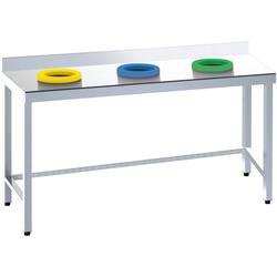 Recyclingtisch 3 abnehmbare ringe - 1500x600x850 mm - 151063RM Eurast