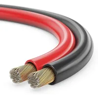 Conecto Boxenkabel, CCA-Lautsprecher-Kabel, 2x0,75mm2 Farbe: rot/schwarz 25 Meter