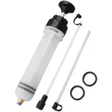 huoflame Ölabsaugpumpe Spritze 500ml – Transparentes 2-in-1 Werkzeug zum Absaugen & Einfüllen – Für Bremsflüssigkeit, Getriebeöl, Kühlflüssigkeit, Motoröl bei Auto Motorrad Rasenmäher