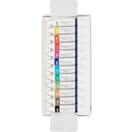 Faber-Castell Aquarellfarben farbsortiert 12 x 9,0 ml, 12 St.