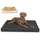 Knuffelwuff Hundematte Palomino XL 100 x 70 cm schwarz