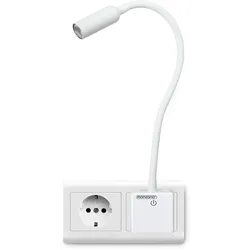 Monzana LED Steckerlampe Timer Dimmbar tageslichtweiß