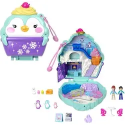 MATTEL HRD34 Polly Pocket Winterliche Pinguin Schatulle