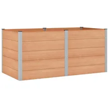 vidaXL Hochbeet 200 x 100 x 91 cm Braun
