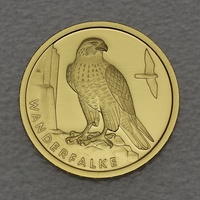 Münzprägestätten Deutschland 20 Euro Goldmünze Heimische Vögel - Wanderfalke
