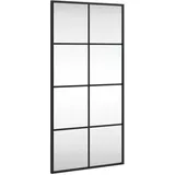 vidaXL Wandspiegel 40 x 80 cm Schwarz