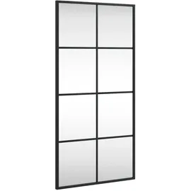 vidaXL Wandspiegel 40 x 80 cm Schwarz