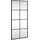 vidaXL Wandspiegel 40 x 80 cm Schwarz